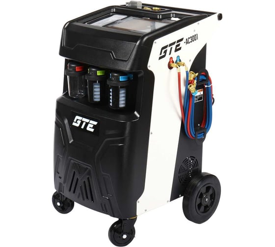 Установка автоматическая для заправки кондиционеров GTE с функцией промывки, сенсорный дисплей R-134a, 120 л/мин /1 GTE-AC3001 254290