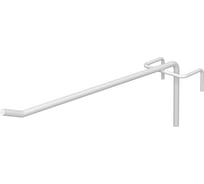 Крючок ПК МАГС L -200 на сетку штыревой цв. белый ( 4 шт/ упак) 04-02205