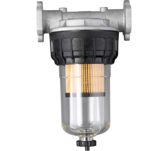 Фильтр-сепаратор для очистки ДТ, Бензина, Керосина Petropump DGF70 от мех. примесей и воды, 30 мкм, 70 л/мин, 1 картр. PP910011