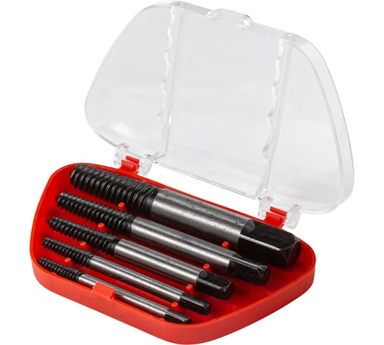 Экстракторы для извлечения поврежденных болтов/гаек ILOforce набор 5пр. IF-63005B(65777)