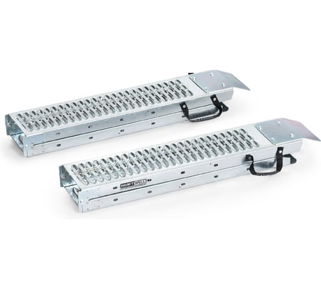 Рампы заездные стальные KraftWell 1950 мм, г/п 600 кг, комплект 2 шт. KRW-SFR2