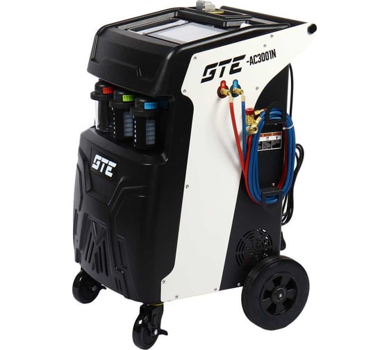 Установка автоматическая для заправки кондиционеров GTE с функцией промывки, с подогревом баллона, сенсор. дисплей, R-134a, 120 л/мин. /1 -AC3001N 851076