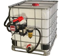 Мини АЗС из Еврокуба BigTara ref 1000 л (поддон ref, заправочный комплект 24 В, насос Gespasa Iron 50л/мин, счётчик Gespasa MG 80, ручной топливораздаточный пистолет, фильтр-сеп CN578-15RR