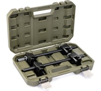 Стяжки пружин Дело Техники 300 мм с одинарными захватами и фиксаторами, 2 шт, кейс 810030