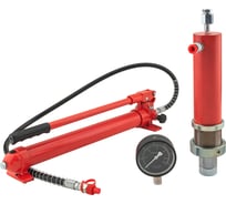 Цилиндр гидравлический для пресса гидравлического Forcekraft 20т в комплекте с насосом и манометром FK-0100-3L(64141)