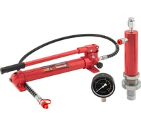 Цилиндр гидравлический для пресса гидравлического Forcekraft 12т в комплекте с насосом и манометром FK-0100-2L(64140)