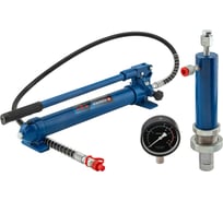 Цилиндр гидравлический для пресса гидравлического Forsage 12т в комплекте с насосом и манометром F-0100-2L(64146)