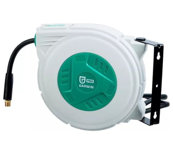 Катушка для раздачи воздуха (воды) GARWIN ГП 12 мм, 15 м, пластиковая закрытая, 1/2 808805-15-12