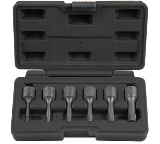 Набор экстракторов для болтов WADFOW 3/8, 6 шт WART1D06