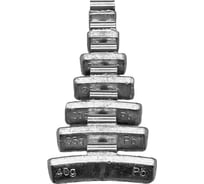 Грузы балансировочные набивные для литых дисков AIRLINE набор 100шт (10,15,20,25,30,35,40г) ATRK222