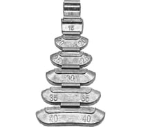 Грузы балансировочные набивные для стальных дисков AIRLINE набор 100шт (10,15,20,25,30,35,40г) ATRK220