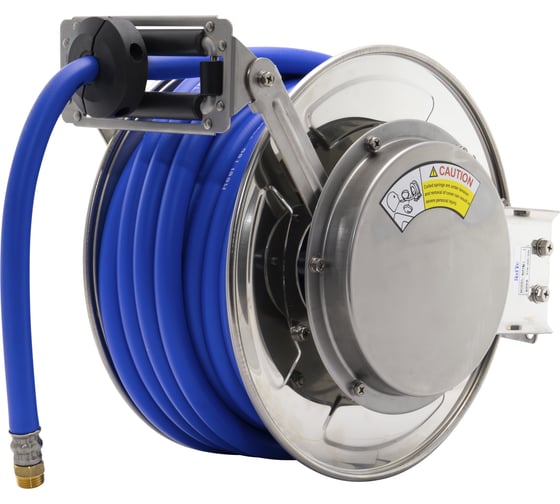 Инерционный барабан BlackFog из нерж. стали ReelTec + 15 метров шланг 1/2 (Пищевой) S1315N