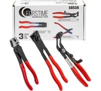 Клещи для снятия и установки хомутов FORSTIME набор 3 предмета FT-5053A(66343)