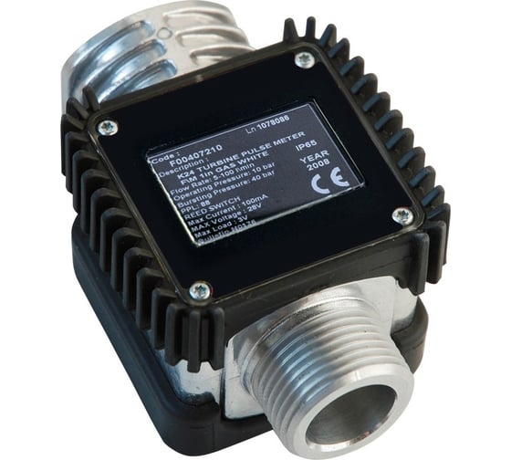 Импульсный счетчик литров PIUSI K24 PULSER 1" BSP M\MF F0040722A 1