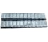 Груза самоклеящиеся оцинкованные ACG 0029 Fe 100 LUXOR 60 г (5×5) короткие закругленные на картонном лайнере уп 100 шт 1031049 2