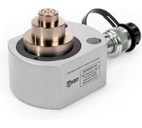 Низкий телескопический домкрат КВТ ДН20М26Т серия ПРОФИ с гравитационным возвратом штока 84594