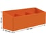 Контейнер пластиковый ООО Металекс Metalex 180х60х60 Тип1 (Оранжевый) / 301055 2