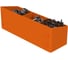Контейнер пластиковый ООО Металекс Metalex 180х60х60 Тип1 (Оранжевый) / 301055 8