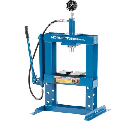 Гидравлический пресс NORDBERG 10т, разборная рама N3610L