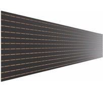 Кросспанель ламинированная Абботт 120х60х1, чёрный (компл. 2 шт.) KMP1206x2-bl