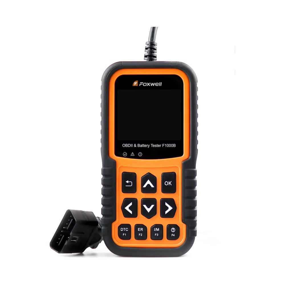 Автосканер и тестер АКБ Foxwell OBD-2 F1000B - выгодная цена, отзывы,  характеристики, 1 видео, фото - купить в Москве и РФ