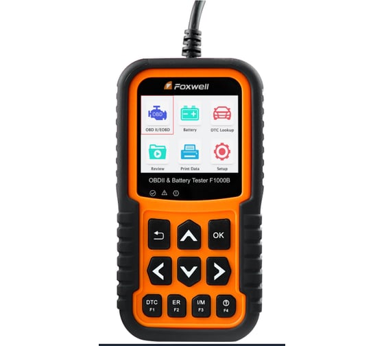 Автосканер и тестер АКБ Foxwell OBD-2 F1000B