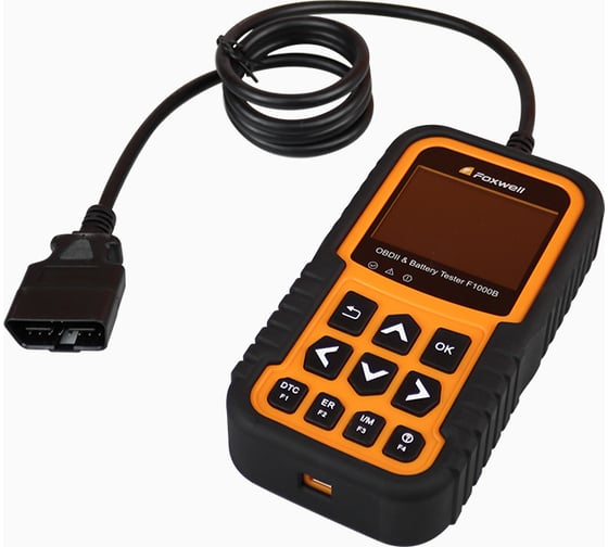 Автосканер и тестер АКБ Foxwell OBD-2 F1000B