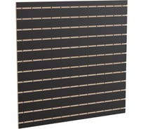 Кросспанель ламинированная Абботт 60х60х1, чёрный KMP0606-bl
