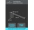 Крючок Абботт 150, черный, комплект 5 K291-bl 3