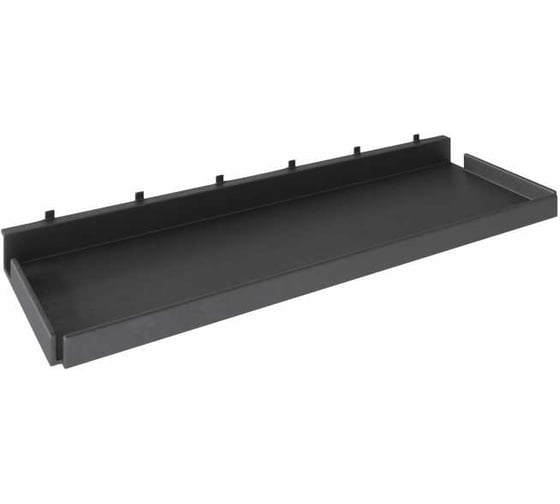 Полка металлическая 300х100 Абботт черный K385-bl