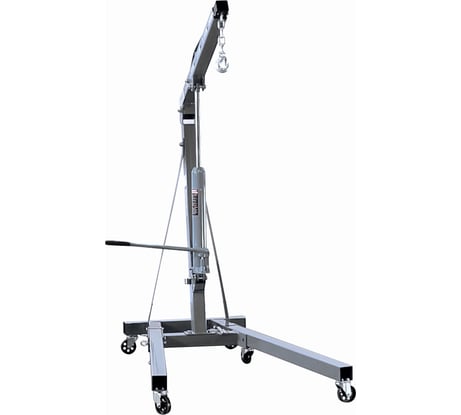 Складной однотактный кран KraftWell г/п 2000 кг, серый KRWCA2