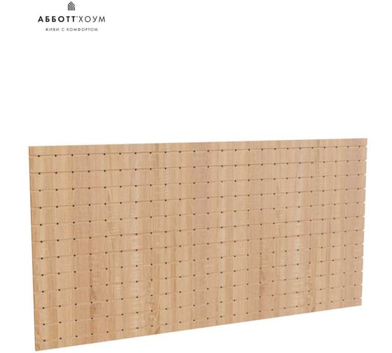 Кросспанель ламинированная Абботт дуб сонома, 1200x600x10 мм KMW1206-oak