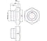 Пробка маслозаправочная Elesa+Ganter TCDF резьба M22x1.5, черная, комплект 7 шт 58663 2