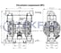 Насос мембранный пневмоприводной RiverWave RV40PKTT-MT 3
