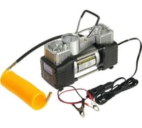 Автомобильный двухпоршневой компрессор TORSO 12 В, 85 л/мин, сумка, серебристый 4481940