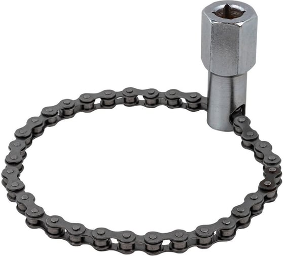 Съемник масляного фильтра ROCKFORCE 1/2DR цепной 40-140мм, в блистере RF-61901