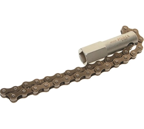 Съемник масляного фильтра ROCKFORCE 1/2DR цепной 40-140мм, в блистере RF-61901