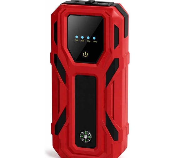 Портативное пуско-зарядное устройство  AIXPRO 6000 mAh, пиковый ток: 1000, со смарт разъемом, с сумкой 366-0101