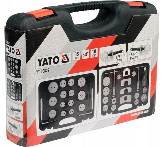 Набор сепараторов для тормозных суппортов YATO 35 предметов YT-06822