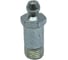 Пресс-масленка прямая оцинкованная MasloSmenka H1 M10x1 L-30мм, комплект 10 шт., оцинкованная сталь, Азиатский стандарт, 010128-10 1