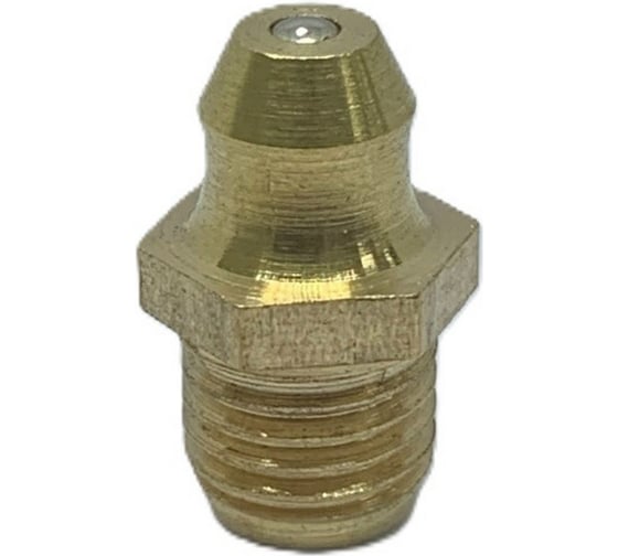 Пресс-масленка прямая латунная MasloSmenka H1 M8x1,комплект 50 шт.,латунь, азиатский стандарт, 010125-50