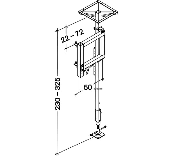 Электрическая лебедка с телескопической стойкой GEDA Star 200 Standard 01258622