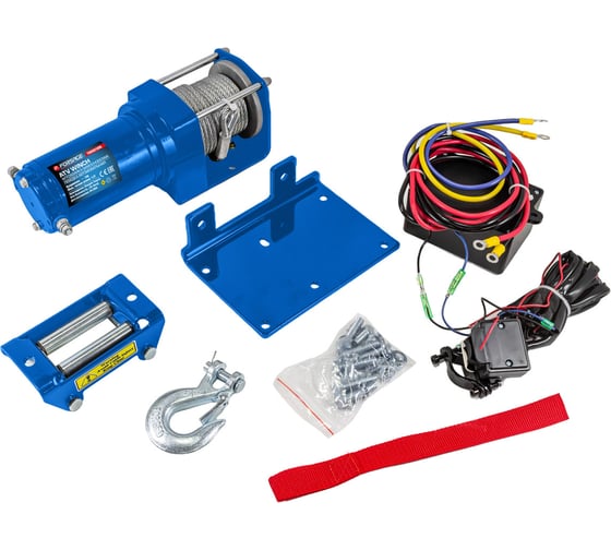 Лебедка автомобильная Forsage 1.2т 12В F-TRH92500(68084)
