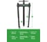 Съемник двухлапый Rockforce (диапазон захвата - 25-105мм) RF-666C250(68163) 3