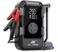 Устройство пуско-зарядное портативное с компрессором AIXPRO 1000 А, 20 л/мин 366-0210