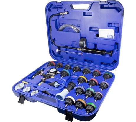 Набор приспособлений для тестирования систем охлаждения Forcekraft FK-922G1 27 предметов, 0-2.5 бар, в кейсе 50789