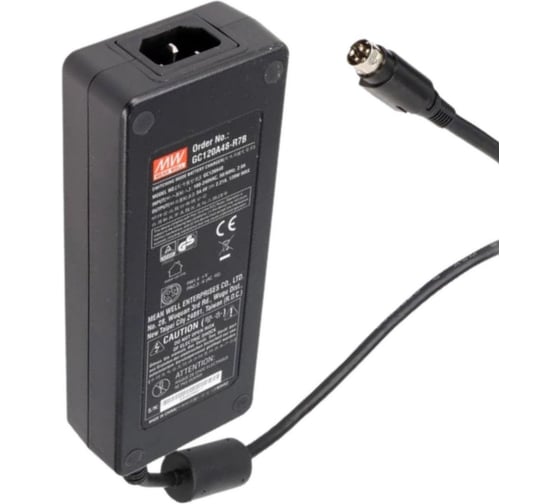 Зарядное устройство для свинцовых и литиевых аккумуляторов 10-35 Ач MEAN WELL GC120A48-R7B с ККМ, двухступенчатым режимом зарядки 120 Вт 54.4 В 1201024