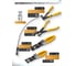Щипцы для снятия и установки хомутов и шлангов JCB набор 9 предметов JCB-909G3(68016) 3