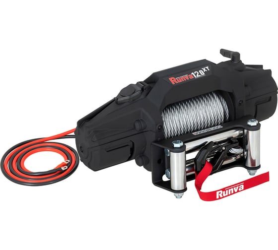 Лебёдка электрическая RUNVA 12V Runva 12000 lbs 5443 кг стальной трос EWXT12000F