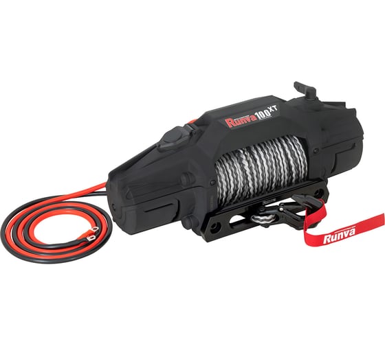 Лебёдка электрическая RUNVA 12V Runva 10000 lbs 4500 кг синтетический трос EWXT10000FSR